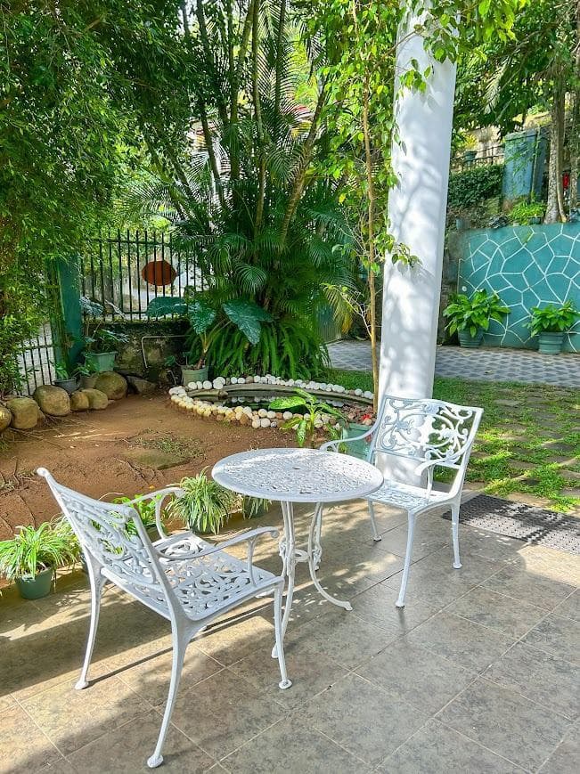 Outdoor seating area